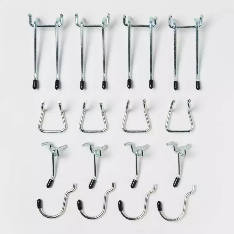 16ct Pegboard Hooks Kit - Brightroom™