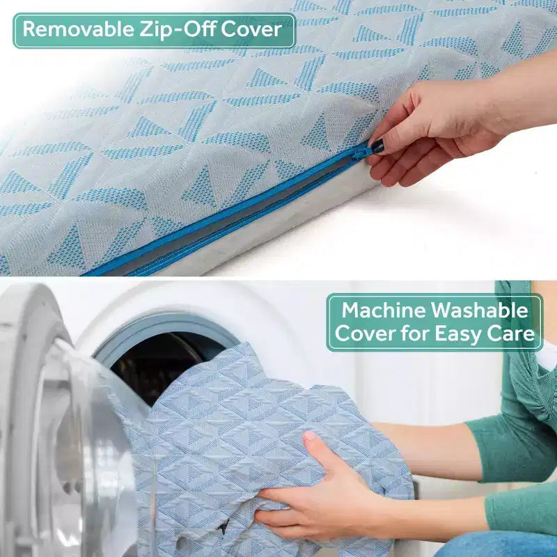 Materasso per culla e lettino 2 in 1 White & Blue per 1 bambino