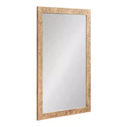 Kate & Laurel All Things Decor 24"x36" Braywood Rectangular Mirror Brown