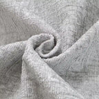 Divano Sezionale Modulare a 3 Posti in ciniglia Nero / Grigio / Bianco con Pouf Contenitore