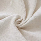 Divano Sezionale Modulare a 3 Posti in ciniglia Nero / Grigio / Bianco con Pouf Contenitore