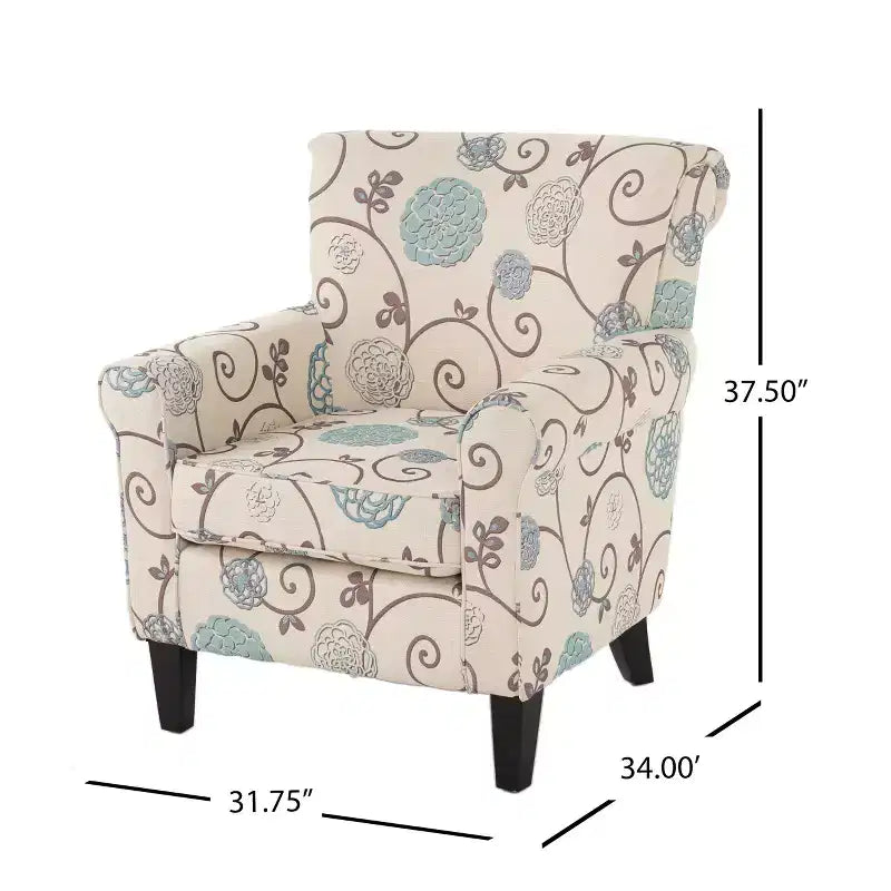 Poltrona club imbottita contemporanea grigia, 1 posto
