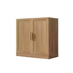 Armadio contenitore a 4 ante effetto legno nero, 72"H x 31"W x 16"D