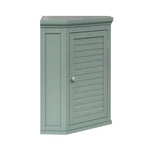 Pensile ad angolo a due ante, blu navy/verde salvia/bianco, 1 unità