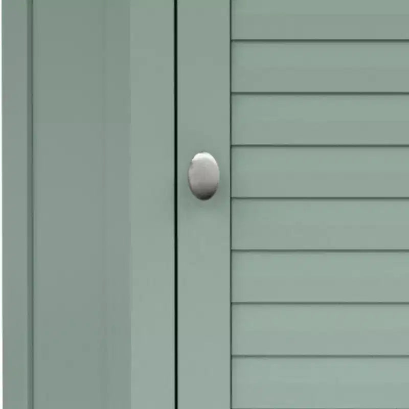 Pensile ad angolo a due ante, blu navy/verde salvia/bianco, 1 unità