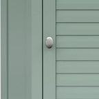 Pensile ad angolo a due ante, blu navy/verde salvia/bianco, 1 unità
