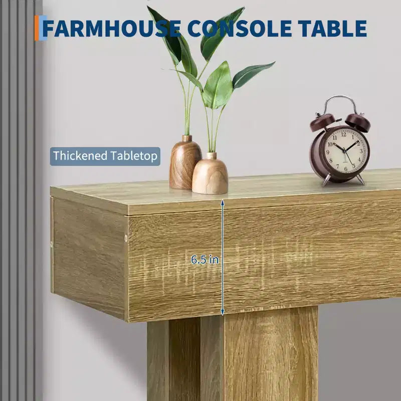 Consolle in legno marrone, rettangolare, 160 cm, per 1 persona