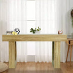 Consolle in legno marrone, rettangolare, 160 cm, per 1 persona