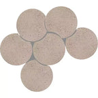 Tavolino esagonale in terrazzo, modulare, singolo