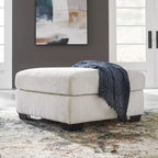 Pouf quadrato oversize, blu inchiostro / arancione speziato / grigio pietra, posti multipli