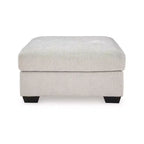 Pouf quadrato oversize, blu inchiostro / arancione speziato / grigio pietra, posti multipli