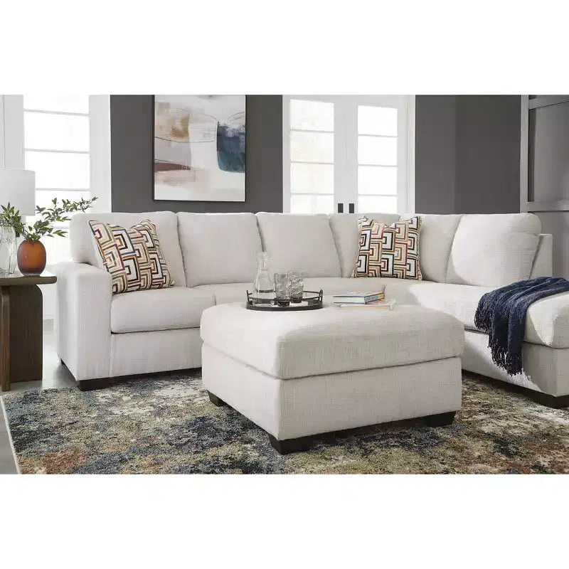 Pouf quadrato oversize, blu inchiostro / arancione speziato / grigio pietra, posti multipli