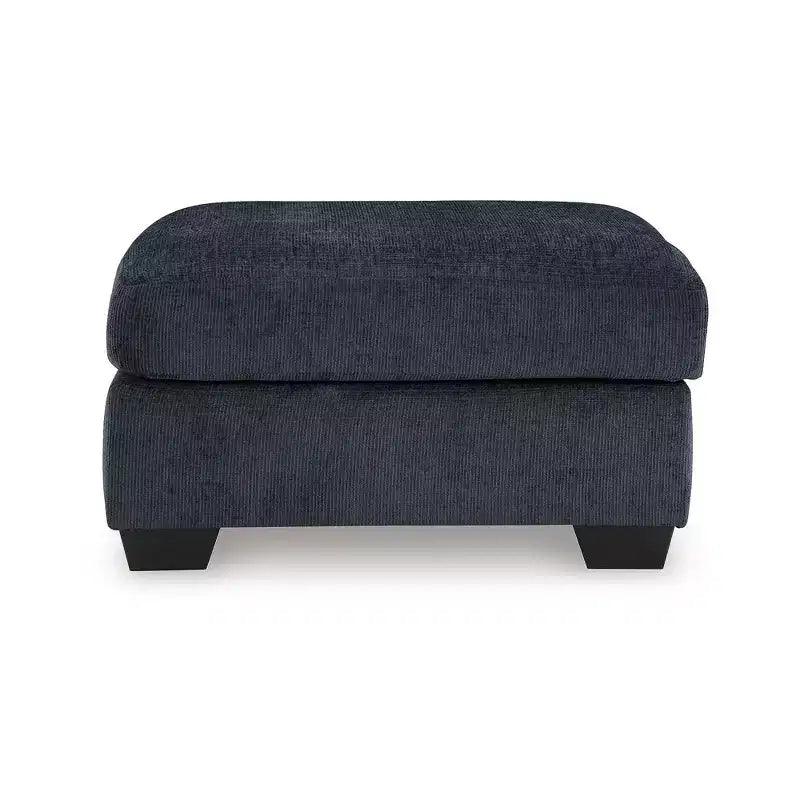 Pouf quadrato oversize, blu inchiostro / arancione speziato / grigio pietra, posti multipli