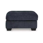 Pouf quadrato oversize, blu inchiostro / arancione speziato / grigio pietra, posti multipli