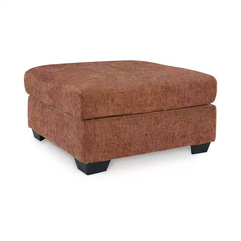Pouf quadrato oversize, blu inchiostro / arancione speziato / grigio pietra, posti multipli