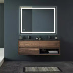 32 x 24 Inch LED Bathroom Vanity Mirror 3 Colors Dimmable Wall Mounted Makeup Mirror with Wall Switch Control Waterproof Anti-Fog Bathroom Mirror