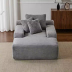 Divano letto chaise longue beige/nero/verde/grigio/bianco, divano futon imbottito per 2 persone, soggiorno