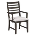 Sedie da pranzo Classic Slat Back in espresso scuro, set da 2