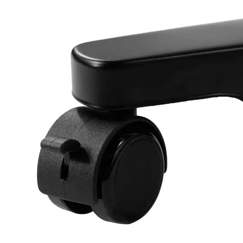 Tavolo da formazione ribaltabile a 2 posti in laminato nero con gambe a T e pannello di modestia