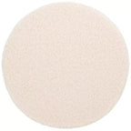 Pouf rotondo in finto shearling bianco sporco/nero, 1 posto