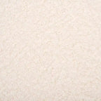 Pouf rotondo in finto shearling bianco sporco/nero, 1 posto
