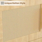 Libreria a 5 Ripiani con Mobiletto e Anta – Nero / Burlywood / Legno Naturale, Singola