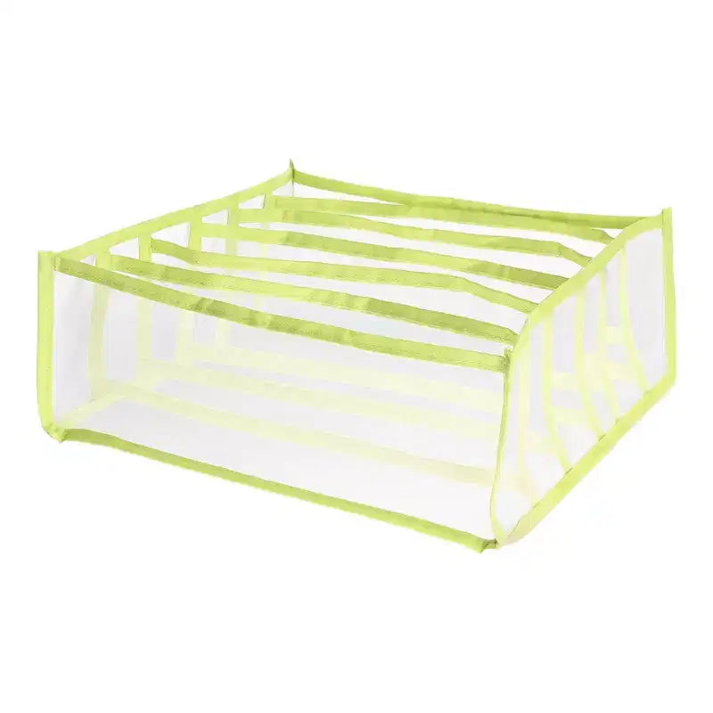 Unique Bargains 6 Grids Clothes Organizer Compartment Storage Box for Underwear Thin Jeans
