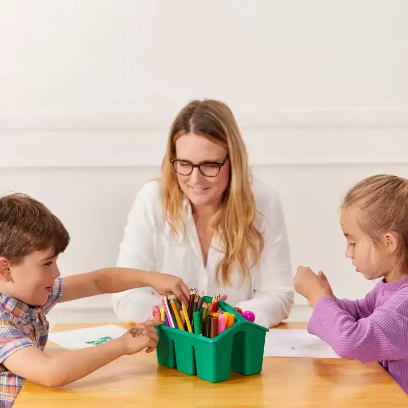 Tavolo quadrato in legno massello per bambini con 2 sedie, set da 3 pezzi