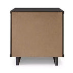 Comodino con cassetto e ripiano aperto, set da 2 — Nero / Grigio scuro / Grigio chiaro / Verde salvia / Bianco