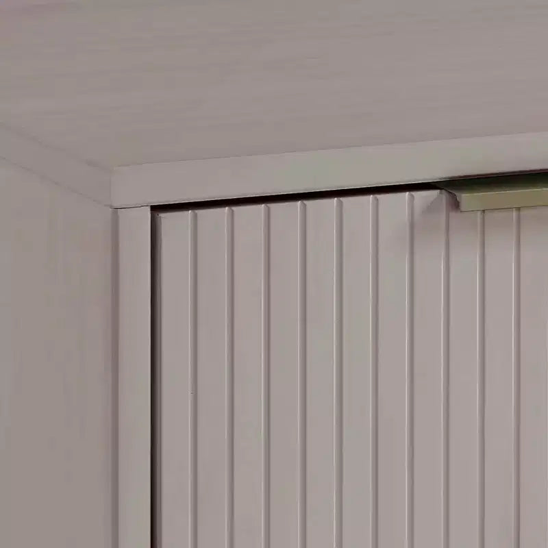 Comodino con cassetto e ripiano aperto, set da 2 — Nero / Grigio scuro / Grigio chiaro / Verde salvia / Bianco