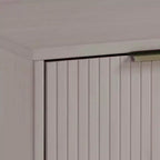 Comodino con cassetto e ripiano aperto, set da 2 — Nero / Grigio scuro / Grigio chiaro / Verde salvia / Bianco