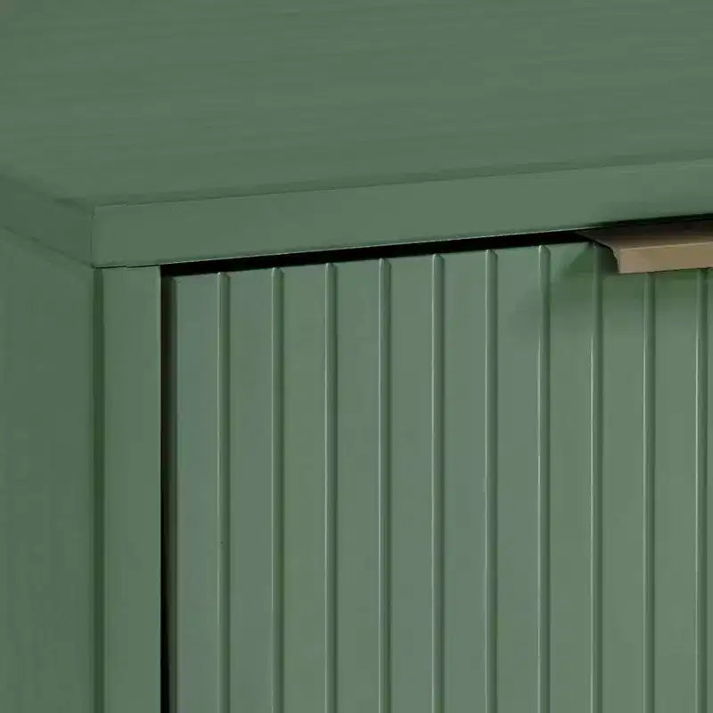 Comodino con cassetto e ripiano aperto, set da 2 — Nero / Grigio scuro / Grigio chiaro / Verde salvia / Bianco