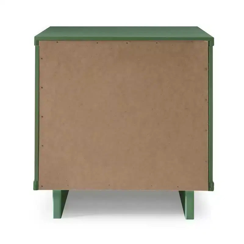Comodino con cassetto e ripiano aperto, set da 2 — Nero / Grigio scuro / Grigio chiaro / Verde salvia / Bianco