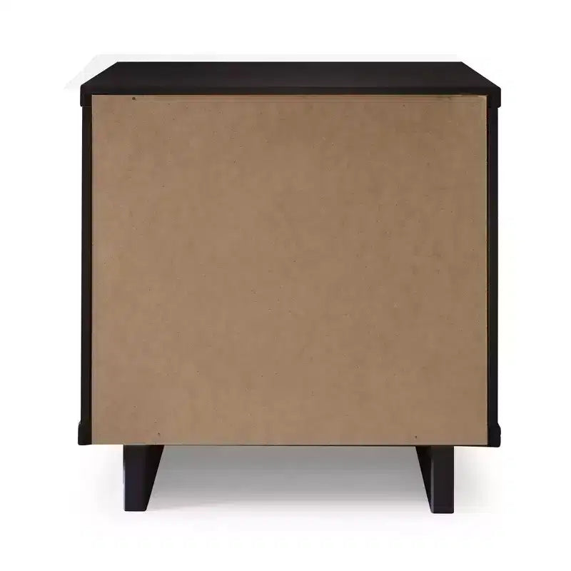 Comodino con cassetto e ripiano aperto, set da 2 — Nero / Grigio scuro / Grigio chiaro / Verde salvia / Bianco