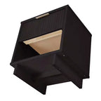 Comodino con cassetto e ripiano aperto, set da 2 — Nero / Grigio scuro / Grigio chiaro / Verde salvia / Bianco